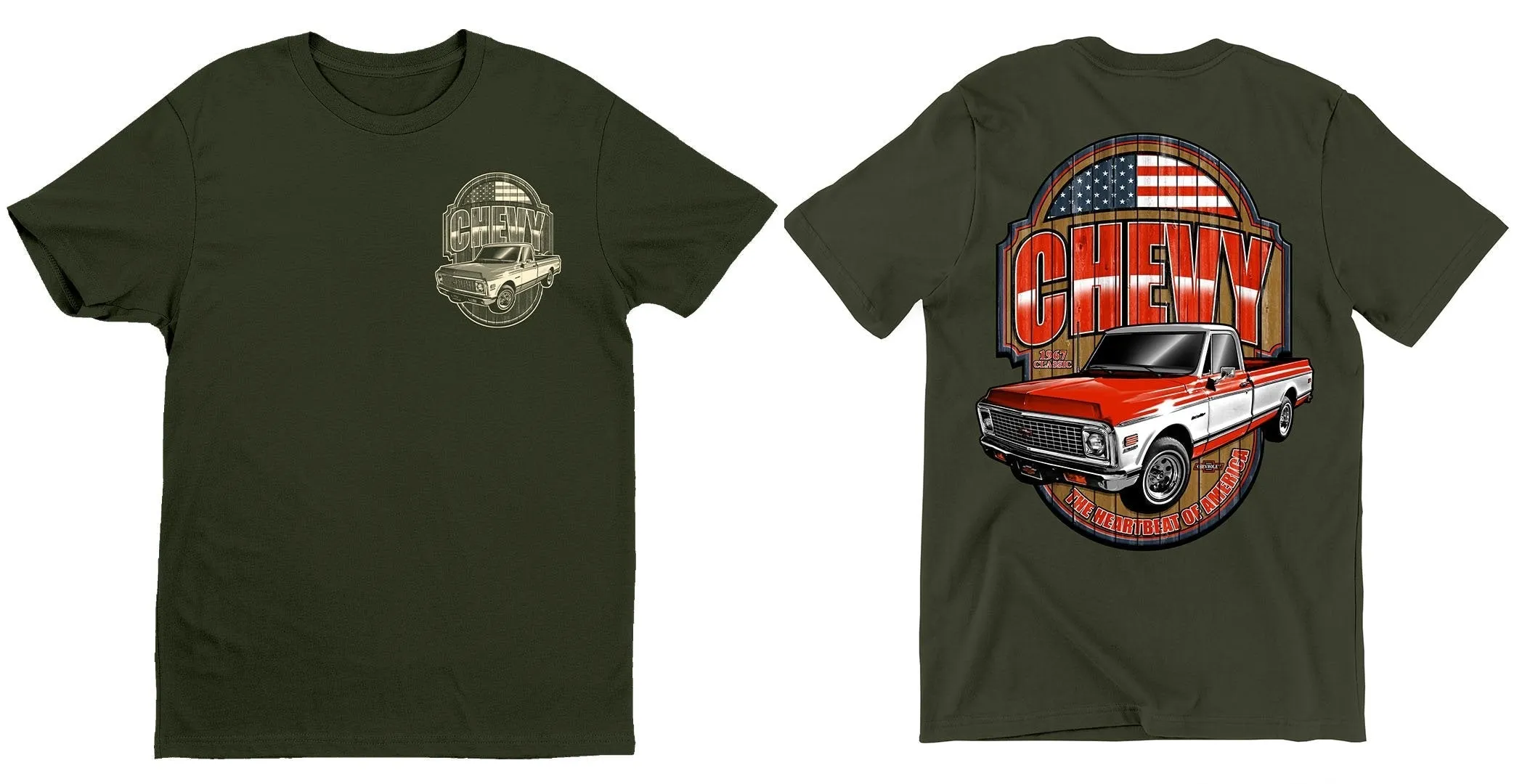 1967 C-10 Pick Up Wood Sign T-Shirt