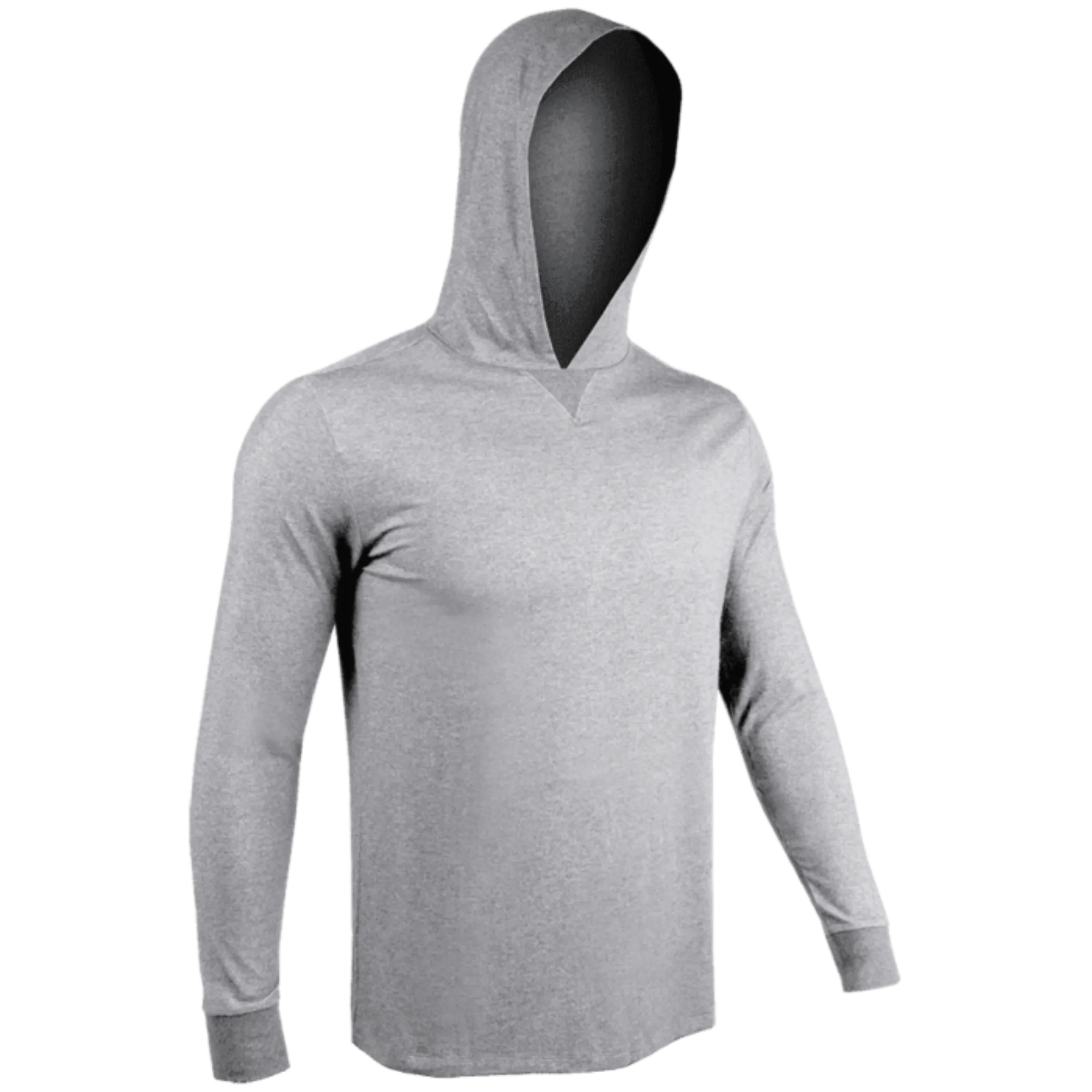 2UNDR Luxury LS Hooded Tee - GREY