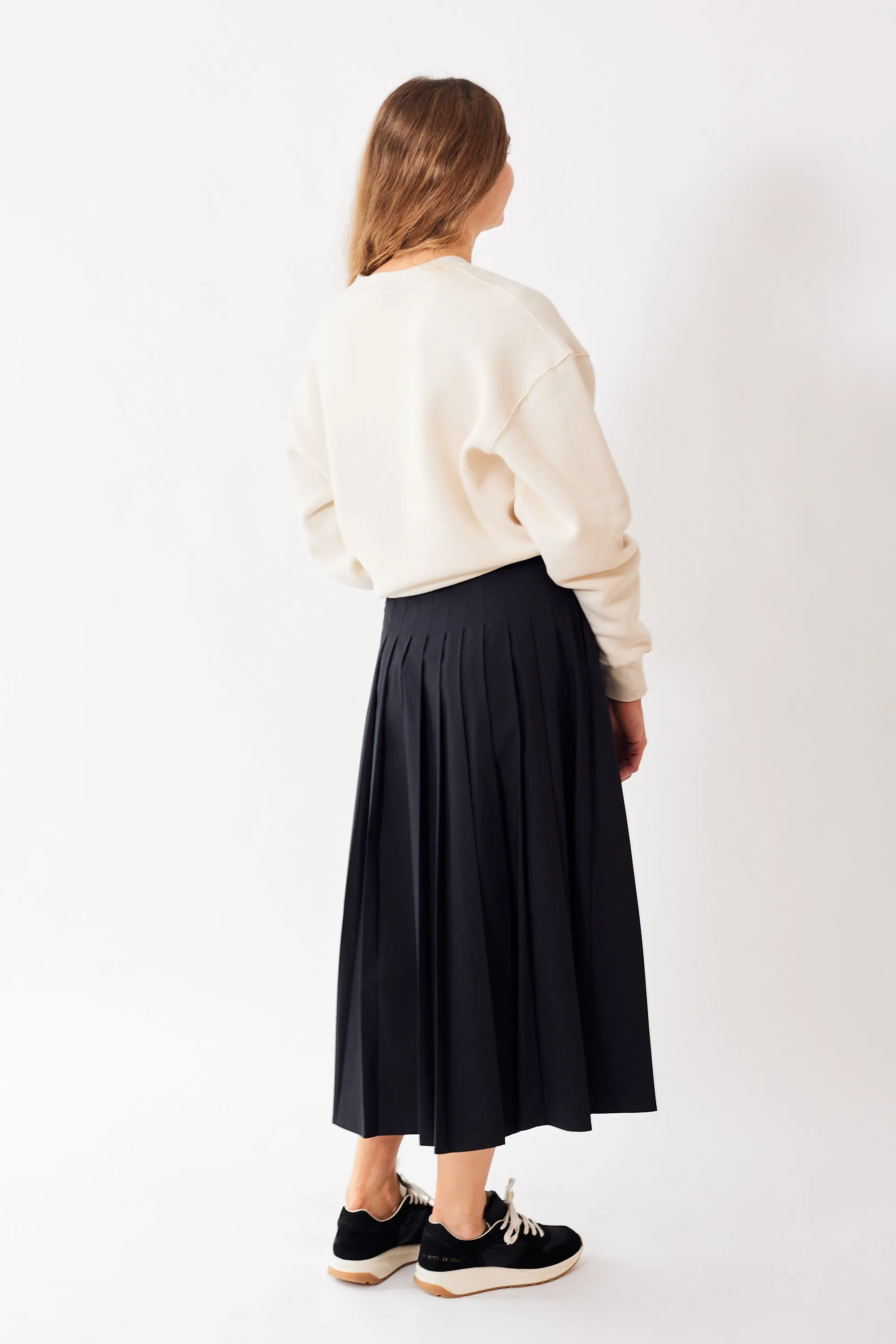 6397 Pleated Wrap Skirt