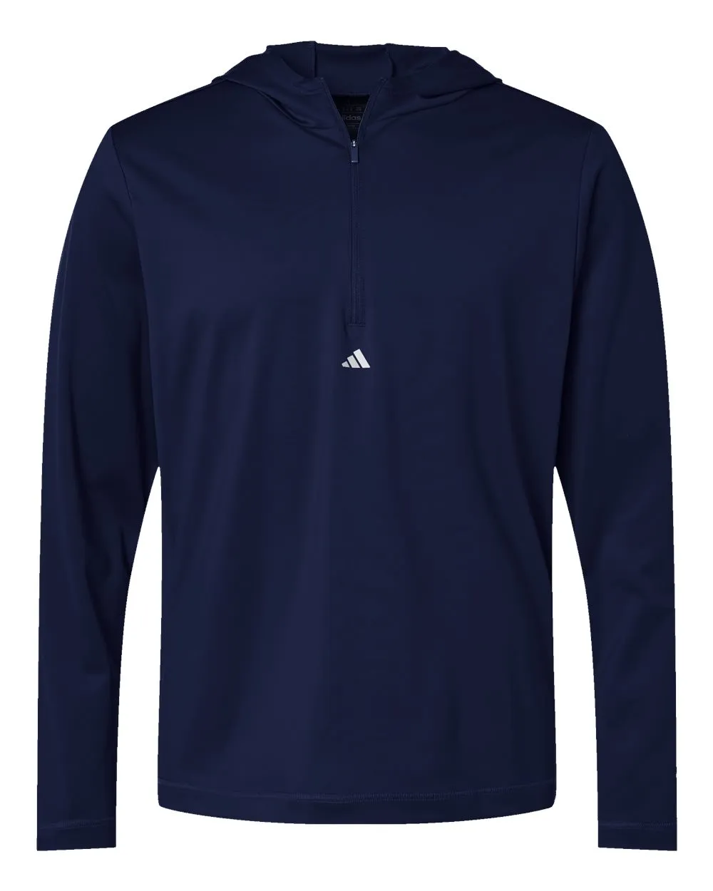 Adidas Lightweight Performance Quarter-Zip Hooded Pullover A596