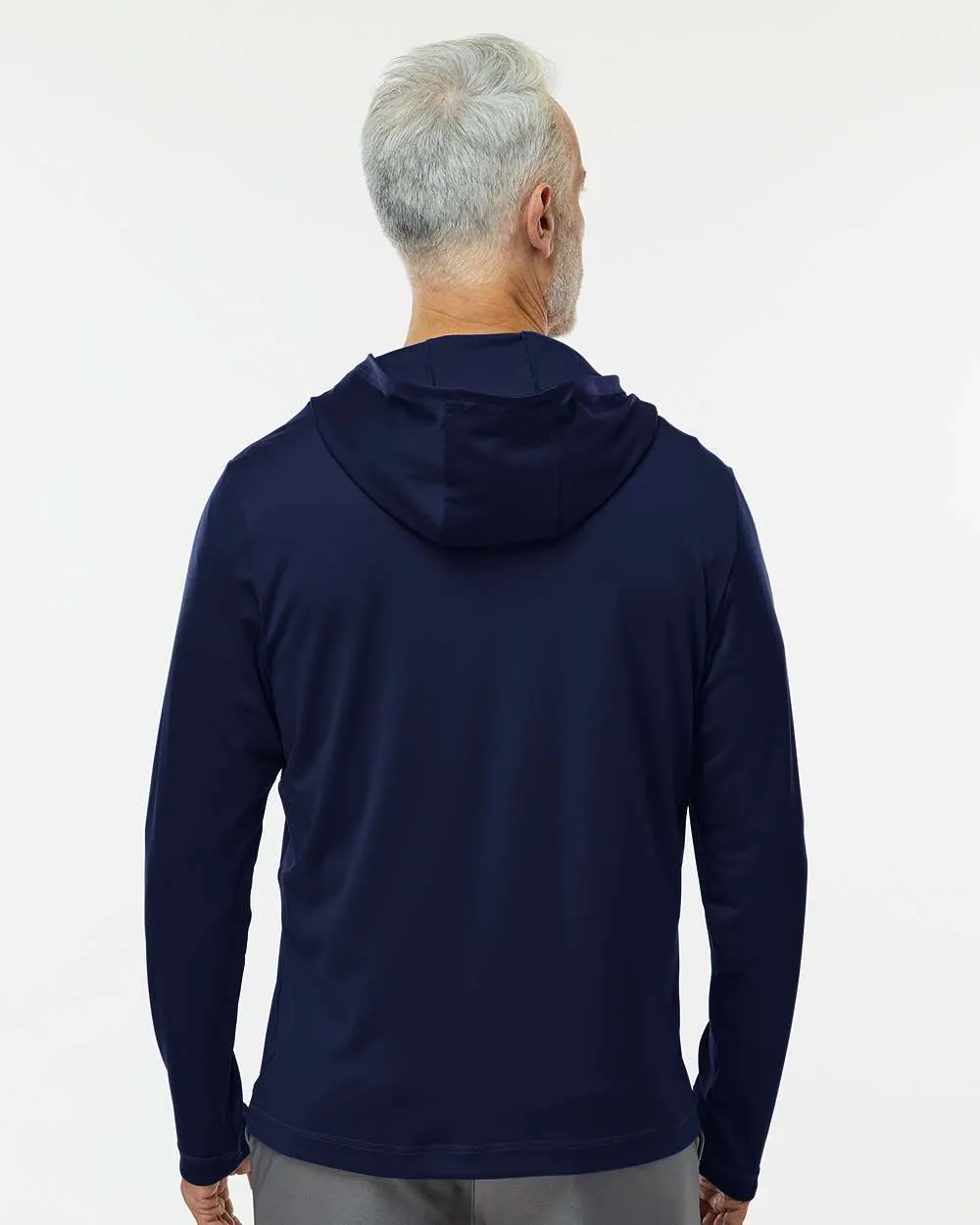 Adidas Lightweight Performance Quarter-Zip Hooded Pullover A596