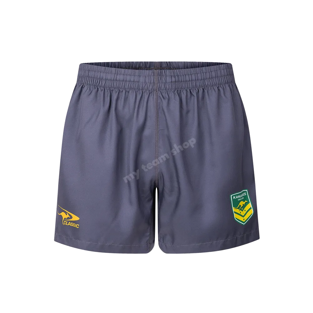 AUSTRALIAN KANGAROOS 2025 NRL GYM SHORTS