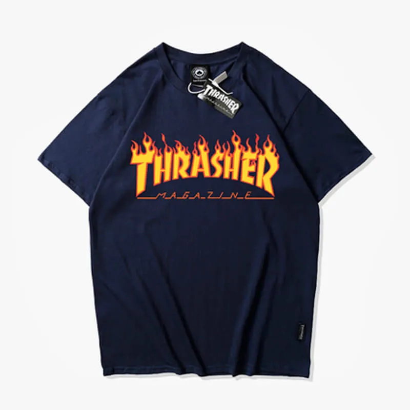 benpaolv Classic Thrasher Magazine Flame T-Shirt