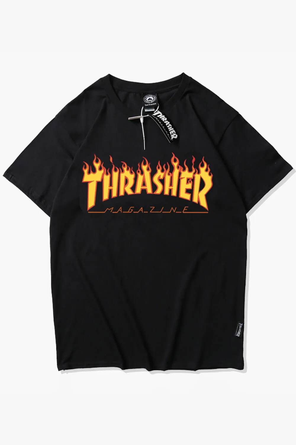 benpaolv Classic Thrasher Magazine Flame T-Shirt