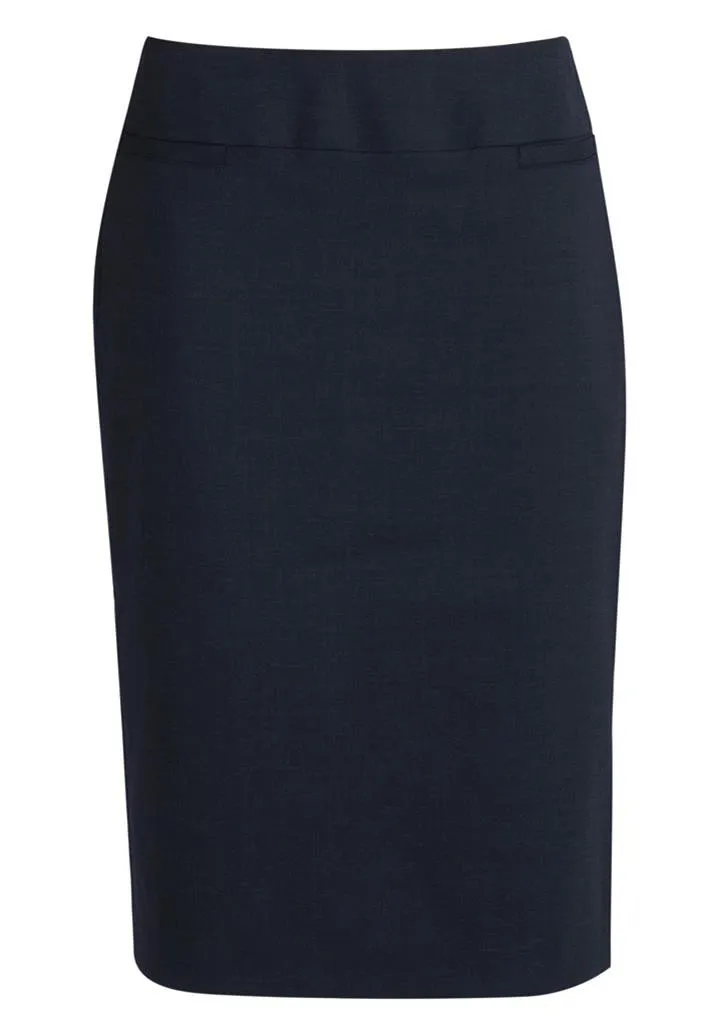 Biz Corporates Womens Comfort Wool Stretch Relaxed Fit Lined Skirt (24011)