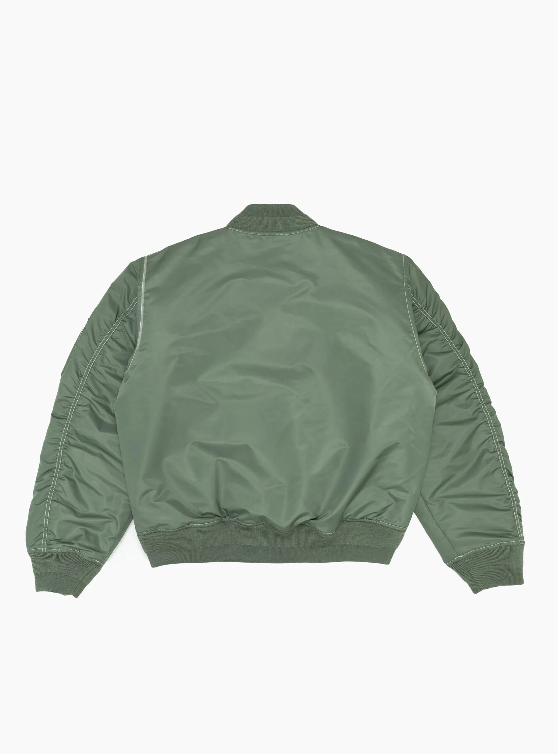 Built Bomber Jacket Green