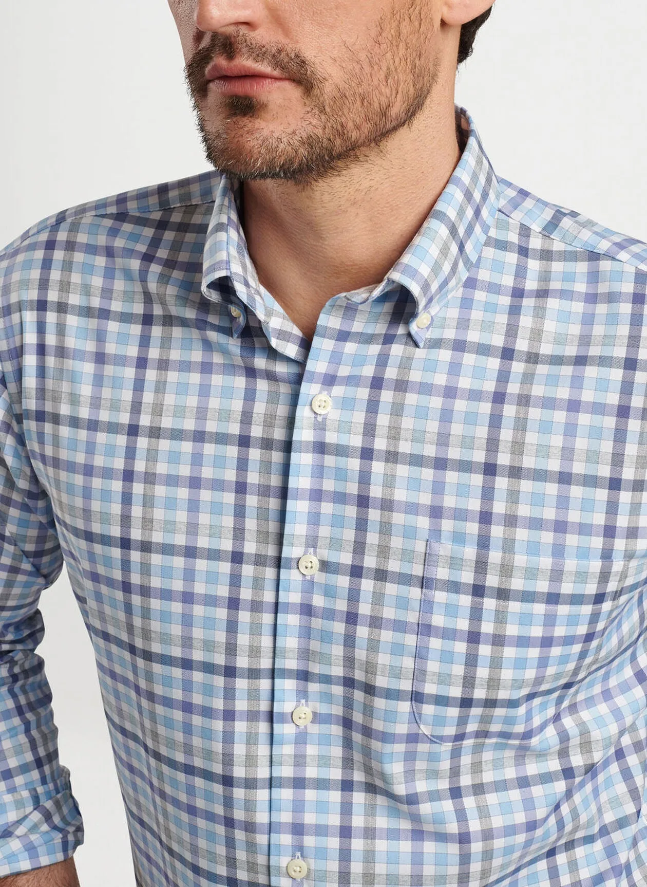 Chambly Crown Lite Cotton-Stretch Sport Shirt