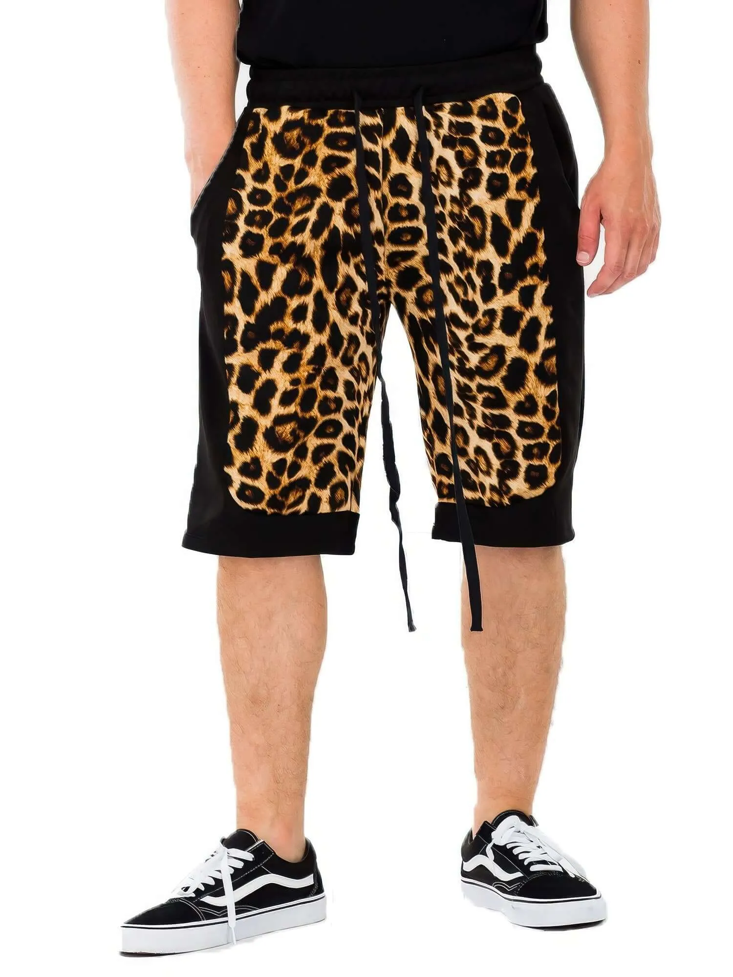 Cheetah Contrast Shorts