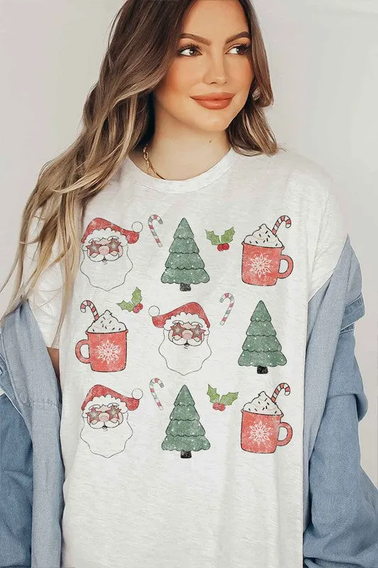 CHRISTMAS GRAPHIC PLUS SIZE TEE / T-SHIRT