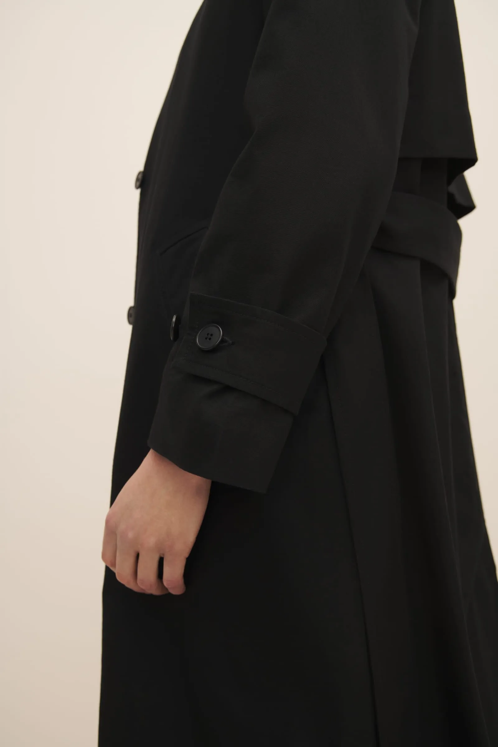 Cleo Trench Coat - Black