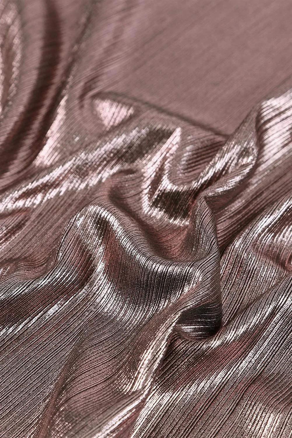 Copper Textured Oversize Foil T-Shirt