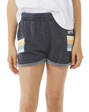 Girls Block Party Jogger Shorts in Navy