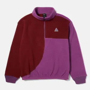 Huf - Expedition Quarter Zip Pile Fleece - Berry