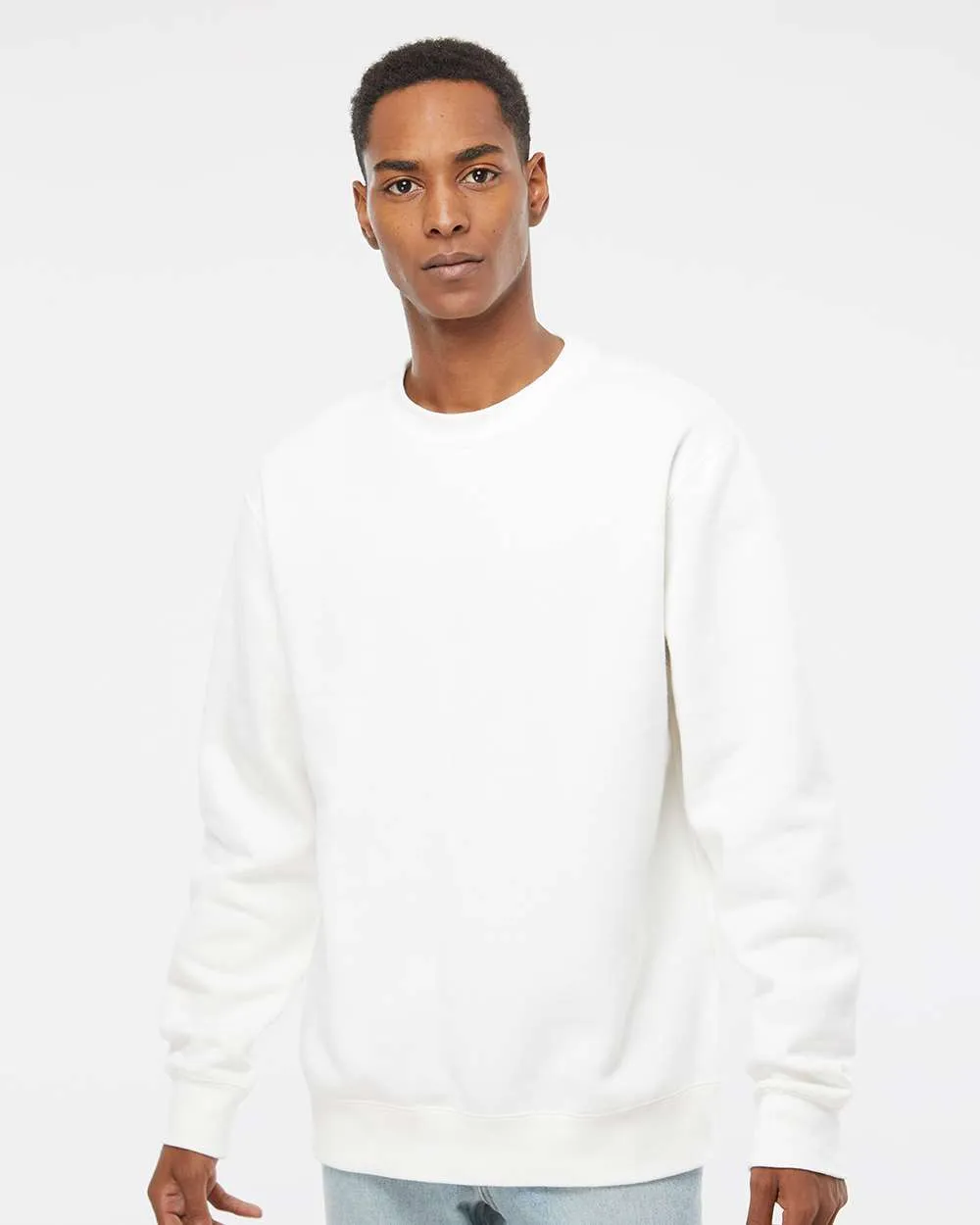 Independent Trading Co. Midweight Pigment-Dyed Crewneck Sweatshirt PRM3500