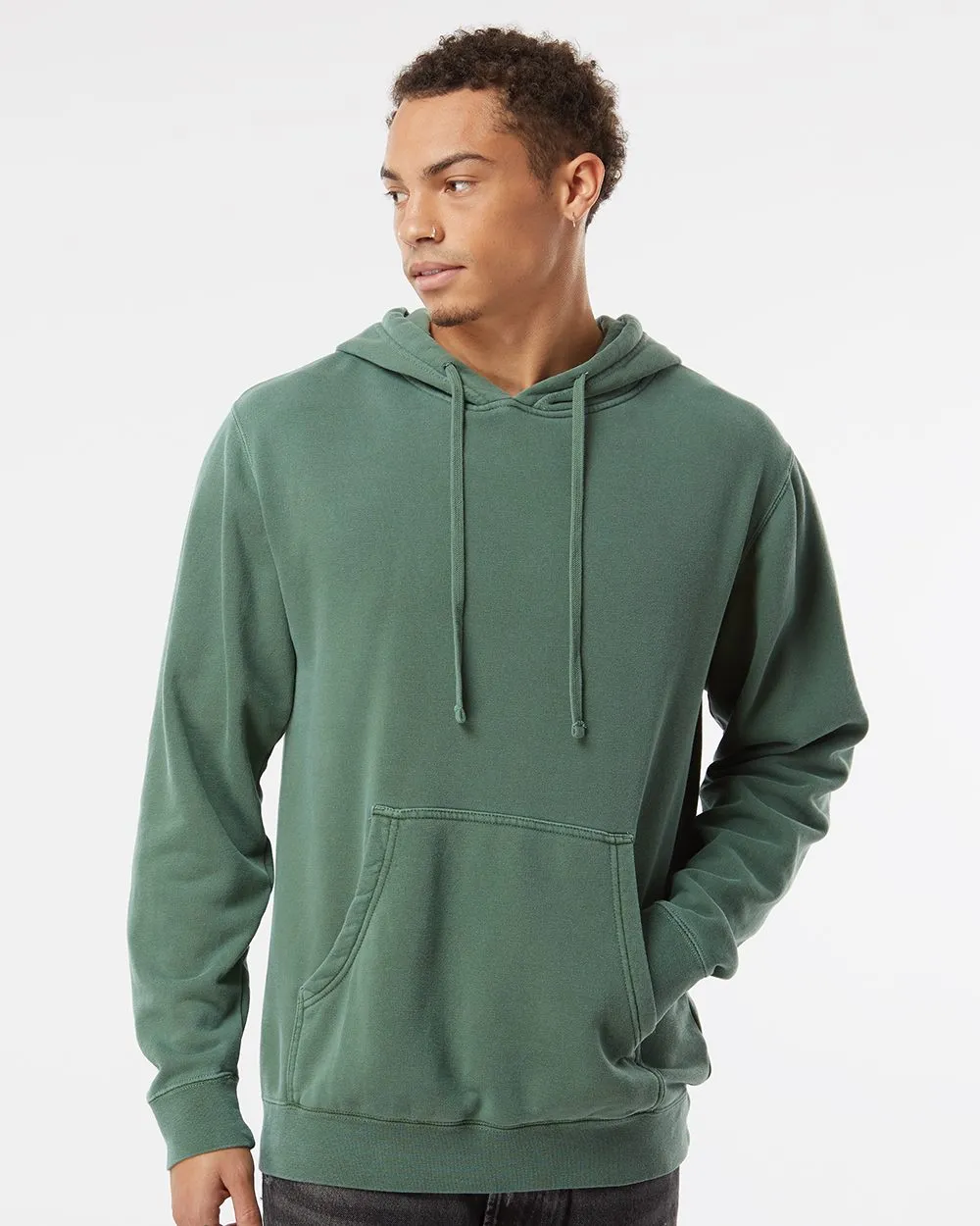 Independent Trading Co. Midweight Pigment-Dyed Hooded Sweatshirt PRM4500