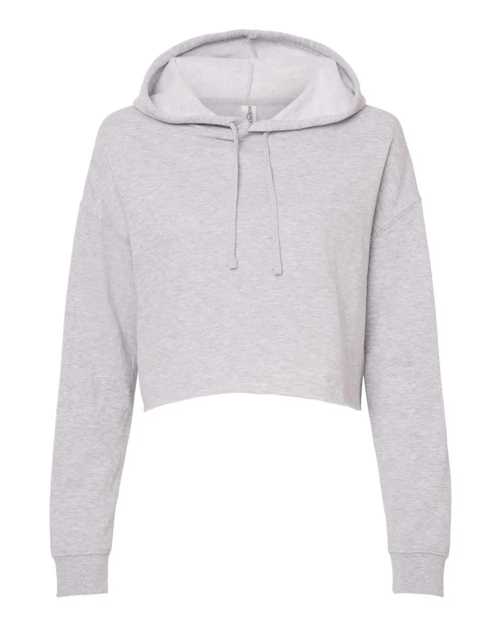 Independent Trading Co. Women’s Lightweight Crop Hooded Sweatshirt AFX64CRP