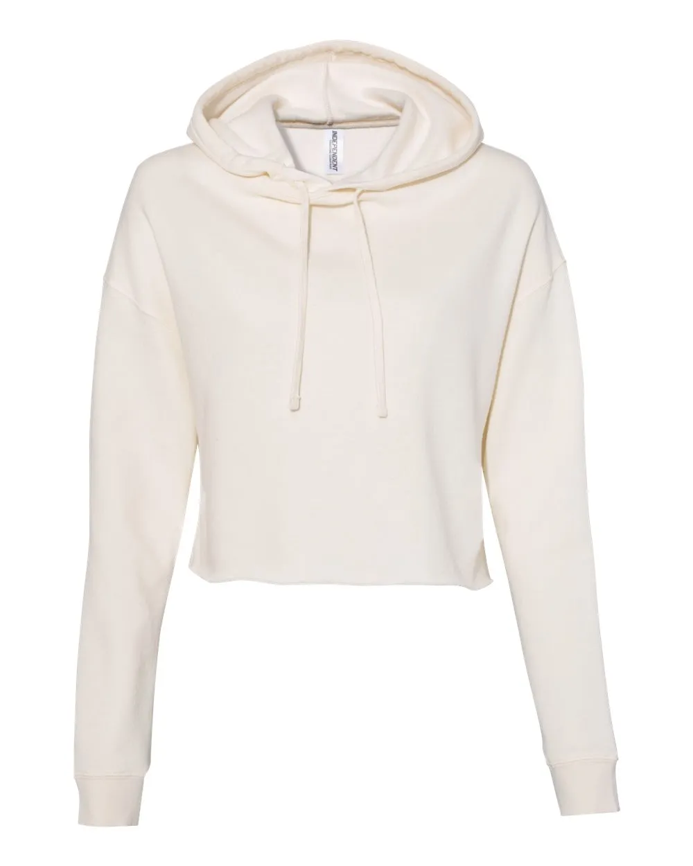 Independent Trading Co. Women’s Lightweight Crop Hooded Sweatshirt AFX64CRP