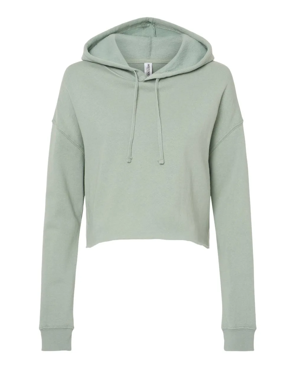 Independent Trading Co. Women’s Lightweight Crop Hooded Sweatshirt AFX64CRP