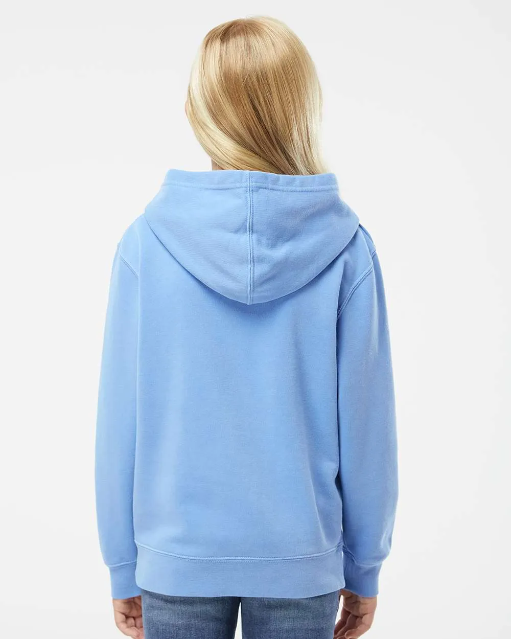 Independent Trading Co. Youth Midweight Pigment-Dyed Hooded Sweatshirt PRM1500Y