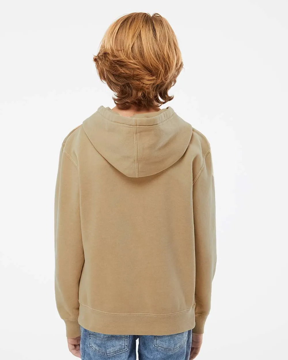 Independent Trading Co. Youth Midweight Pigment-Dyed Hooded Sweatshirt PRM1500Y