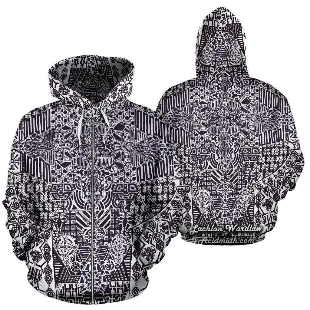 INNER VISION Quantum Quilt ZIPPER HOODIE | LACHLAN WARDLAW