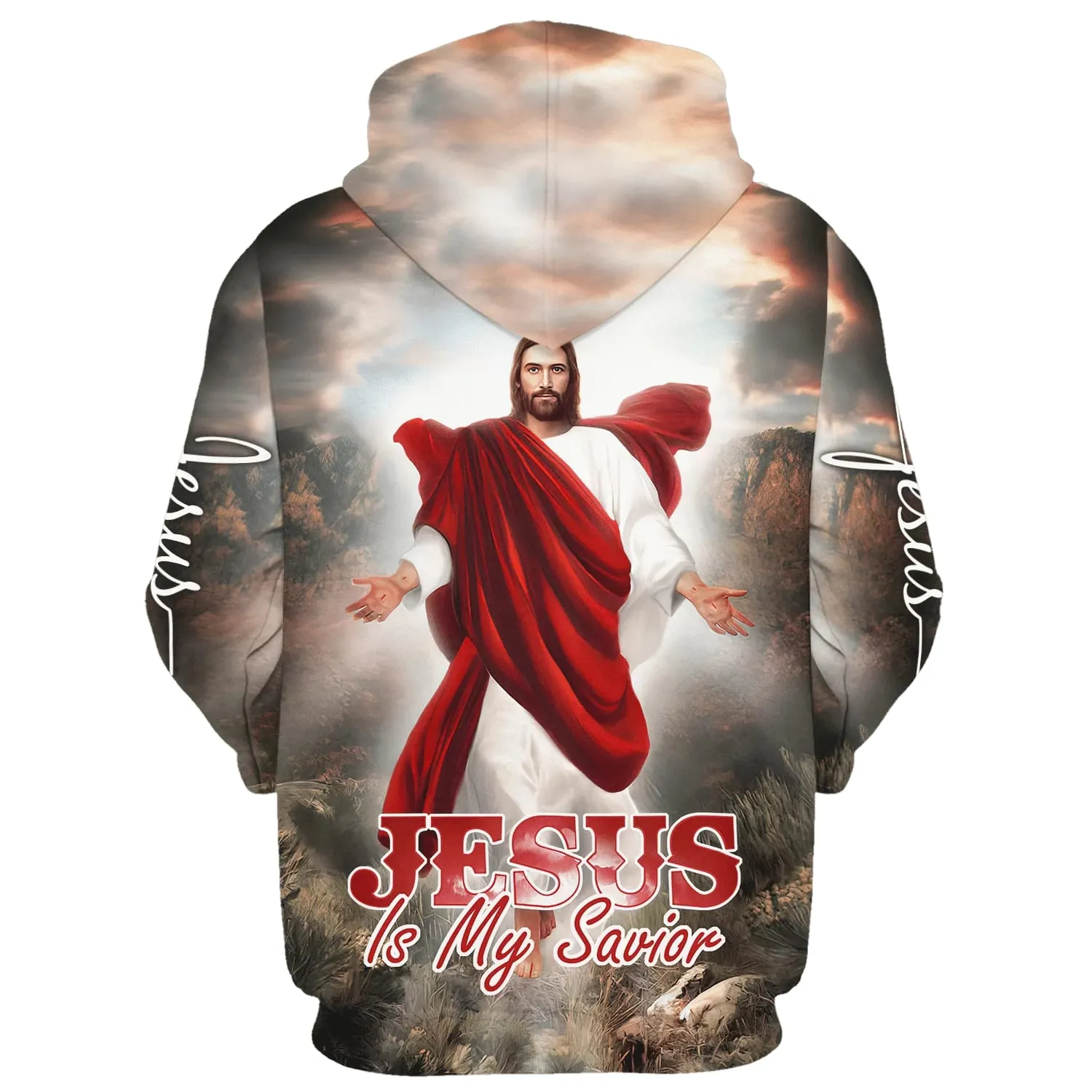 Jesus Christ Is My Savior Hoodie Jesus Is Coming Hoodies Jesus Hoodie Men & Women Christian Hoodie 3D Printed Hoodie