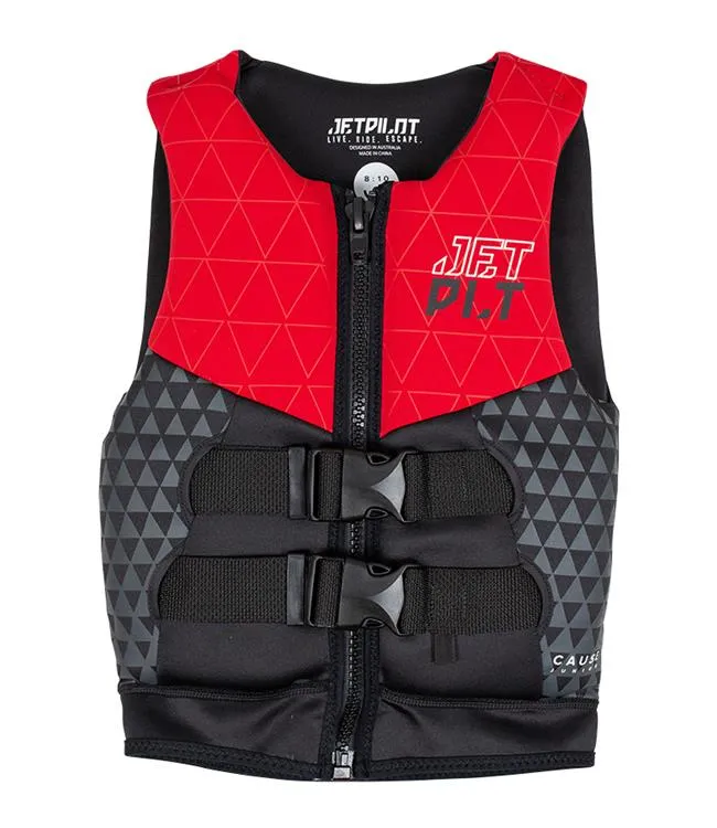 Jetpilot Cause Junior L50 Neo Life Vest (2024) - Red