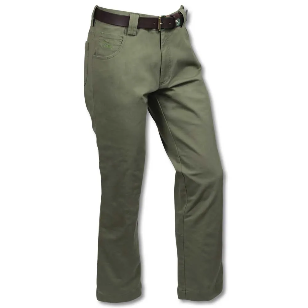 Kevin's Olive Light Stretch Canvas Five Pocket Field Pants