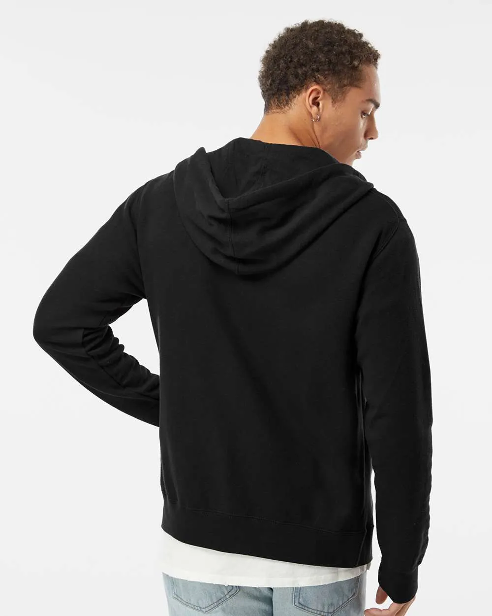 Lightweight Zip Hooded Sweatshirt