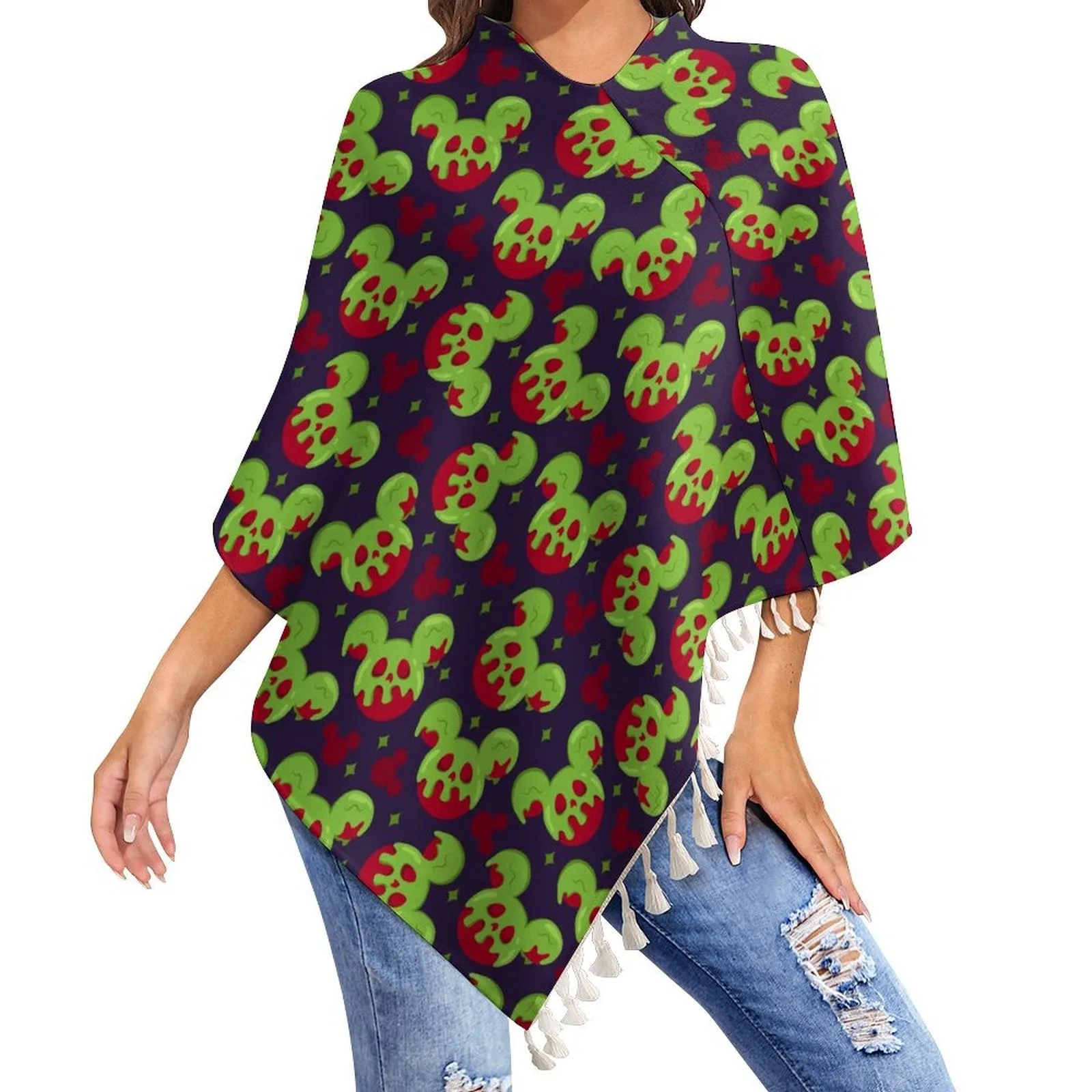 Magial Evil Apple Tassel Cape