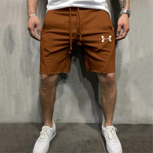 Men Knee-length Short Pants Cotton Shorts