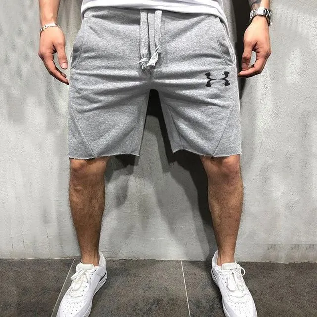 Men Knee-length Short Pants Cotton Shorts