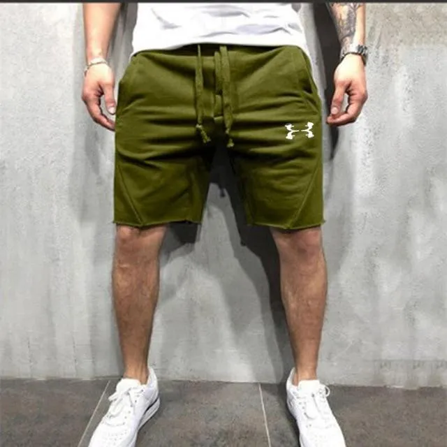 Men Knee-length Short Pants Cotton Shorts