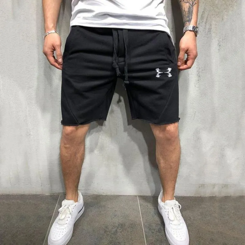 Men Knee-length Short Pants Cotton Shorts