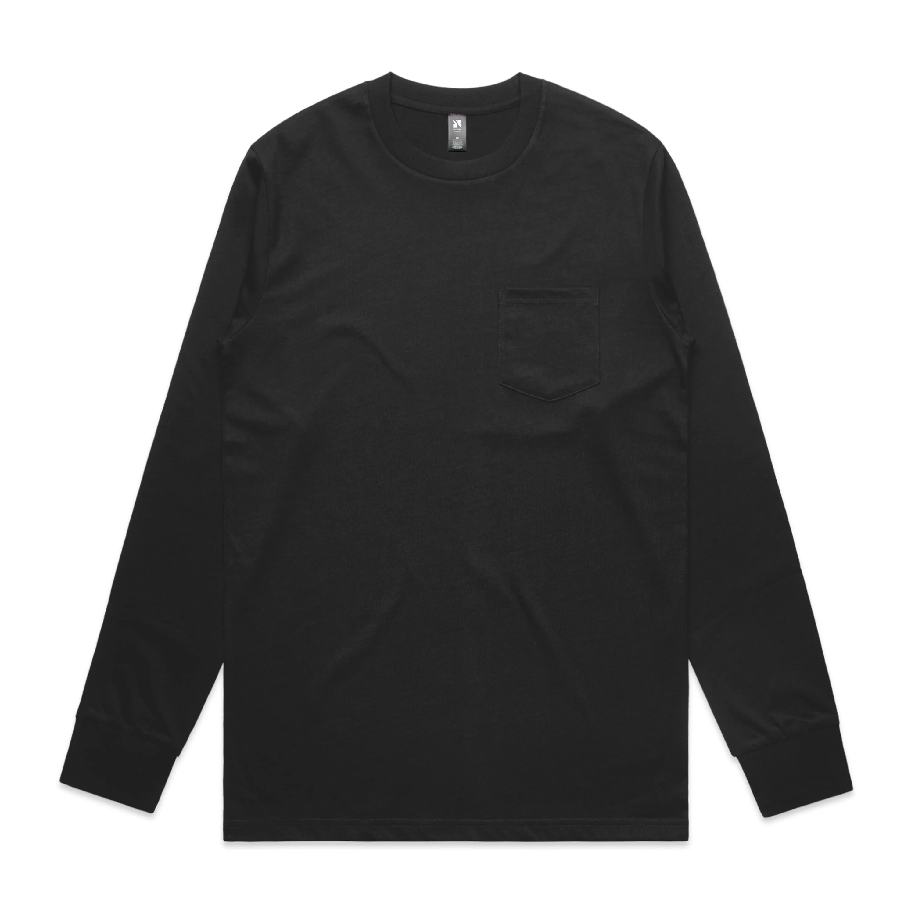 Mens Classic Pocket Long Sleeve Tee - 5072