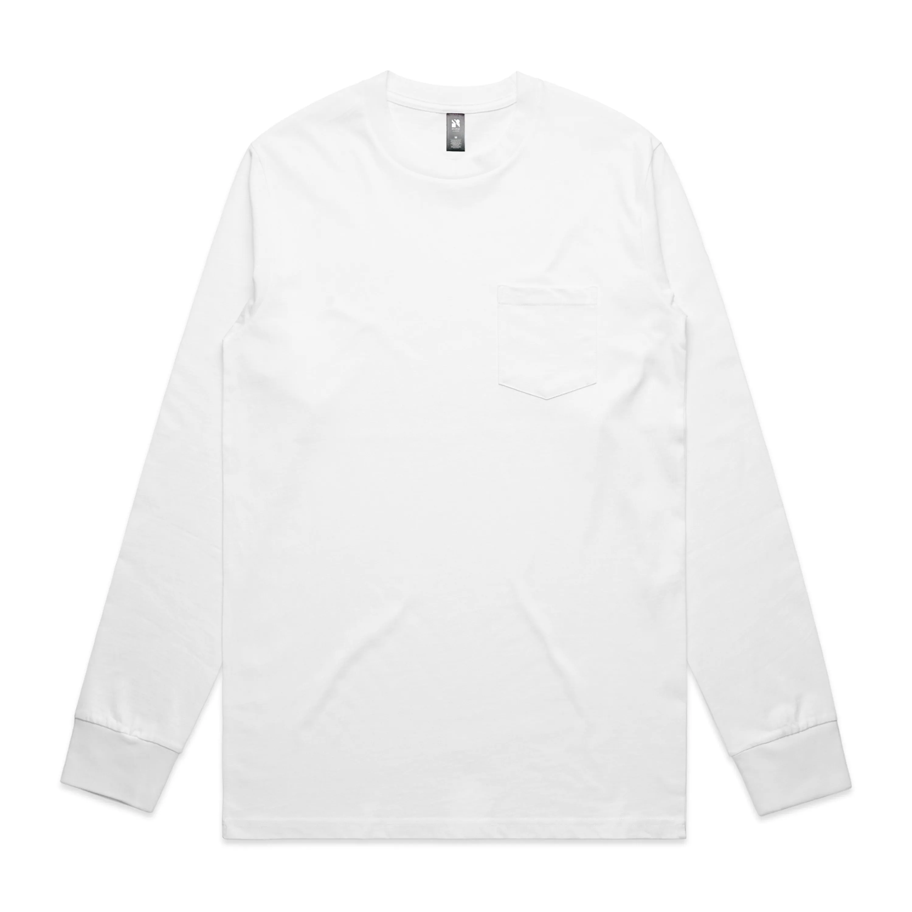 Mens Classic Pocket Long Sleeve Tee - 5072