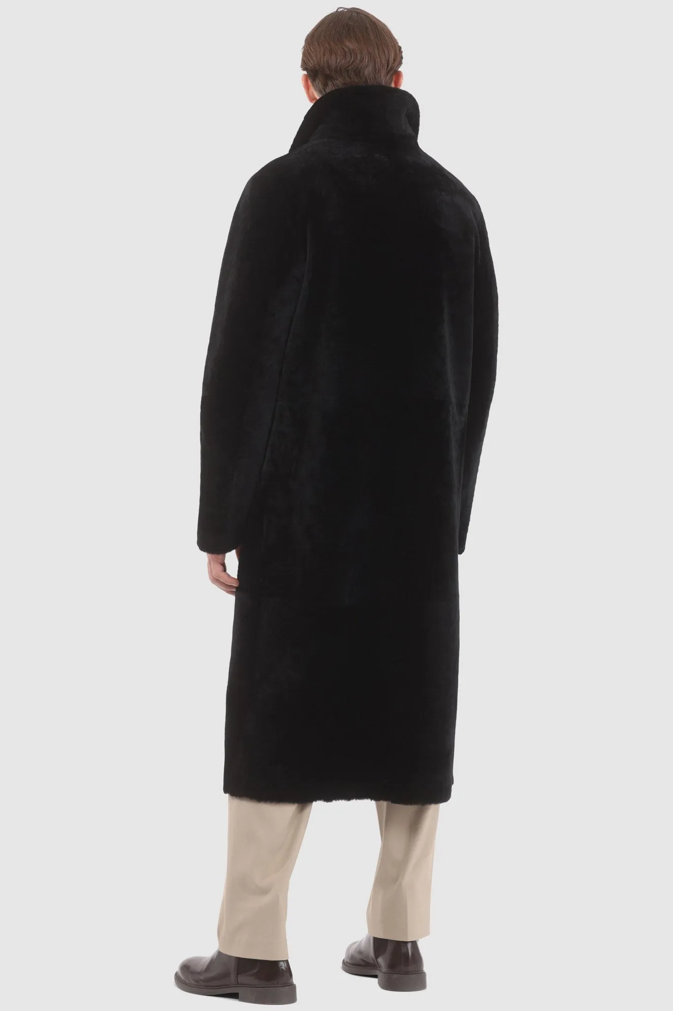 Men's Reversible Select Shearling Lamb Coat