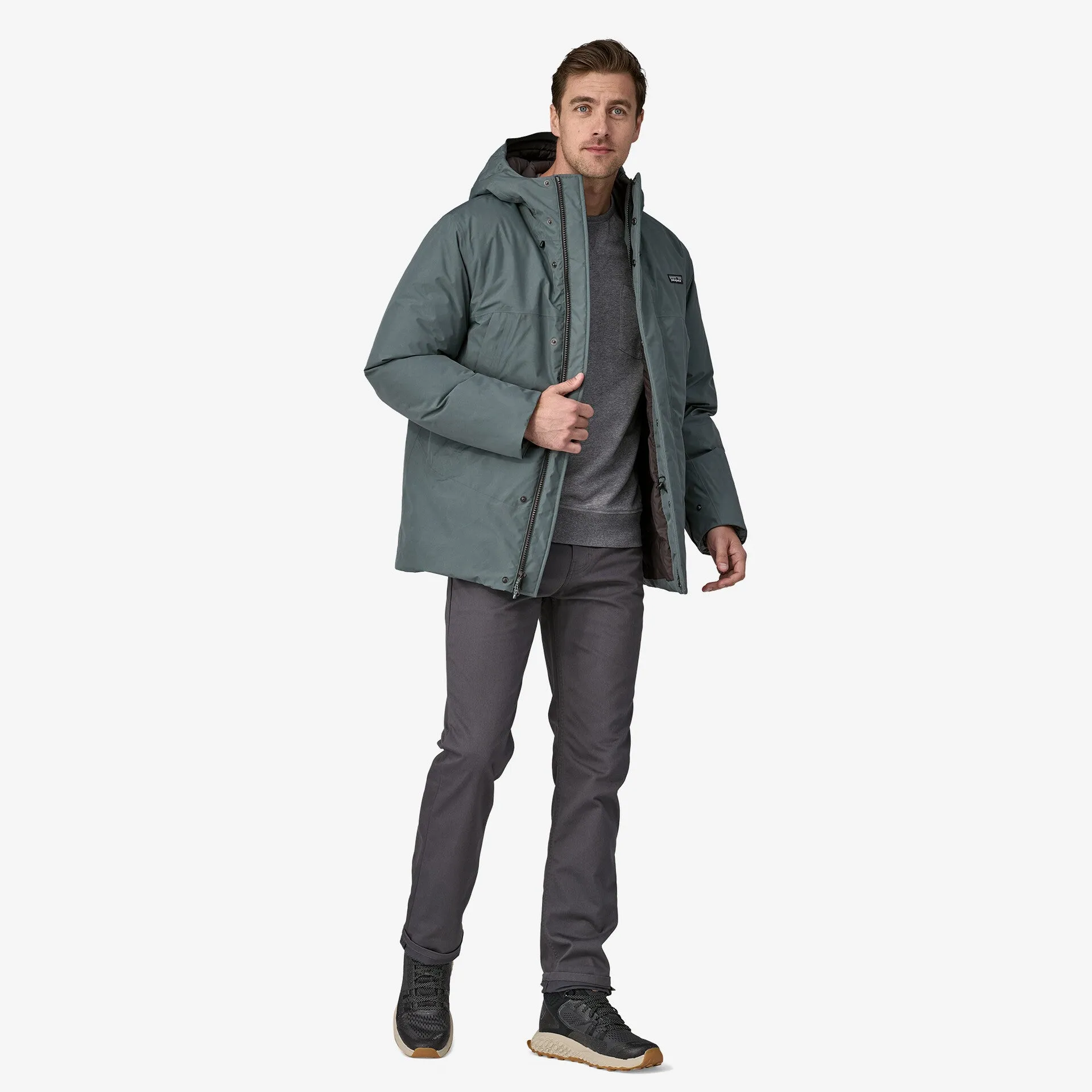 Men's Stormshadow Patagonia parka, nouveau green