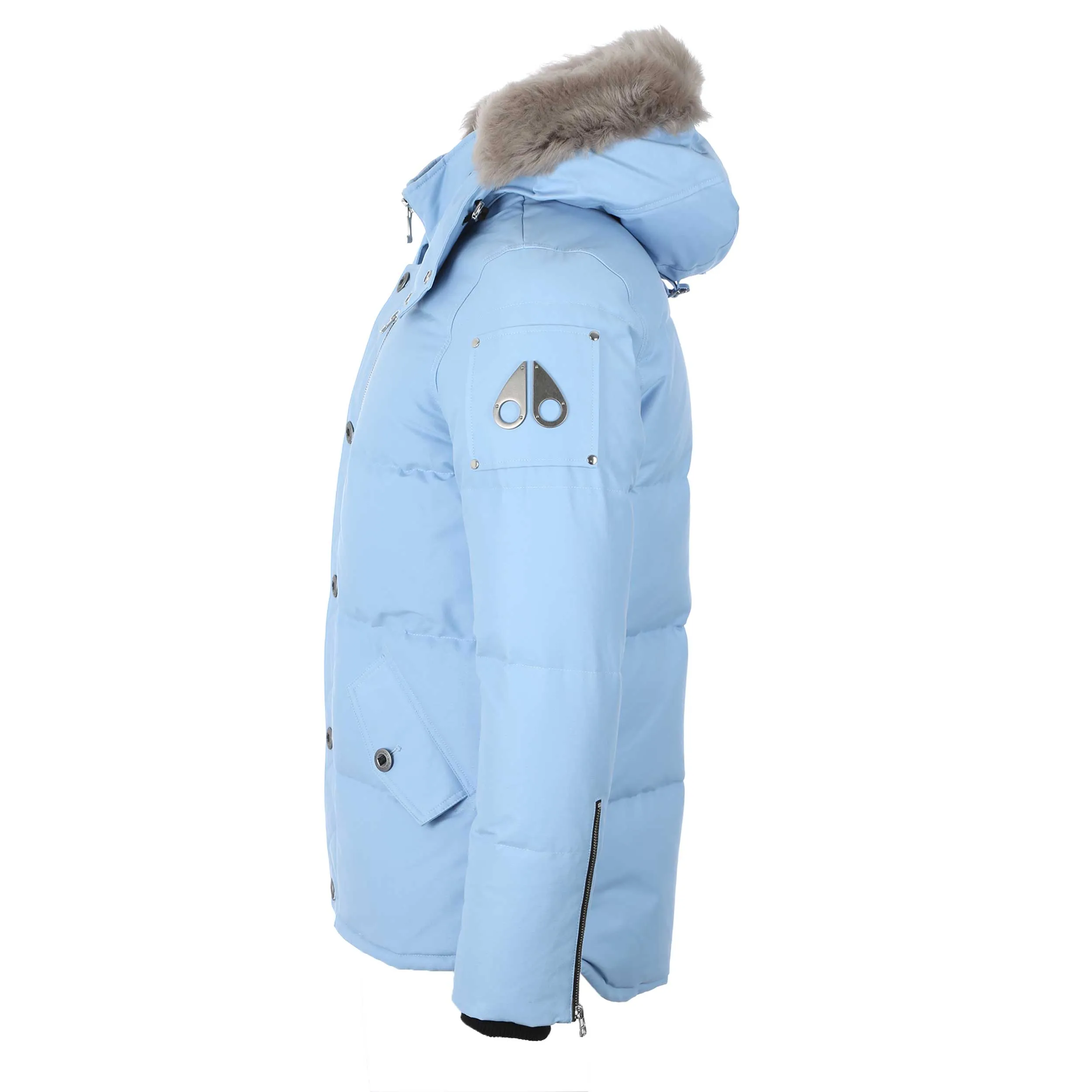 Moose Knuckles 3Q Jacket in Rain & Stone Fur