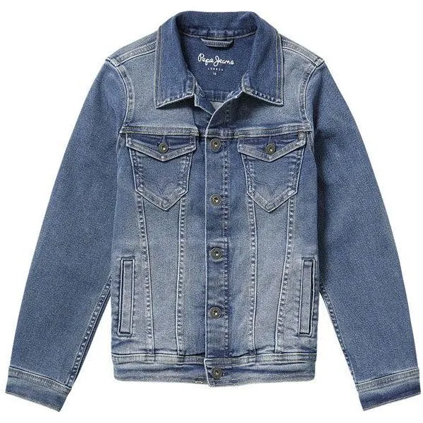 Pepe Jeans Boys Legendary Denim Jacket Blue