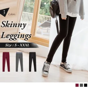 PLUSH SPLICE SKINNY LEGGINGS