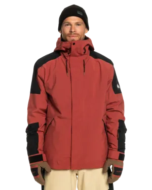 Quiksilver Men's Radicalo Technical Snow Jacket - Marsala