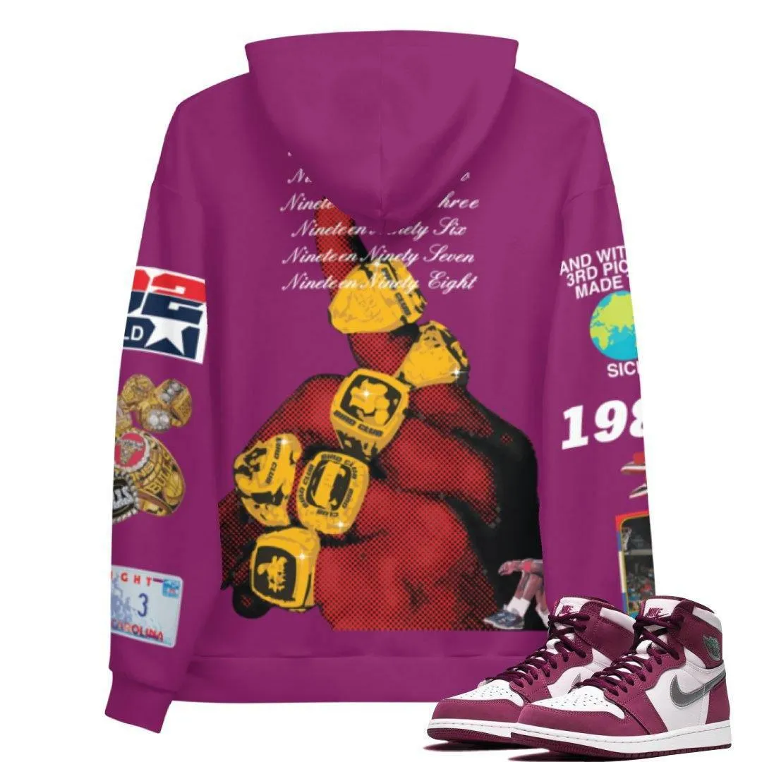 Retro 1 Bordeaux Matching Sweatshirt