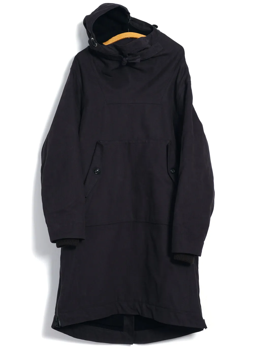 ROALD | Long Double Zipper Anorak | Dark Navy