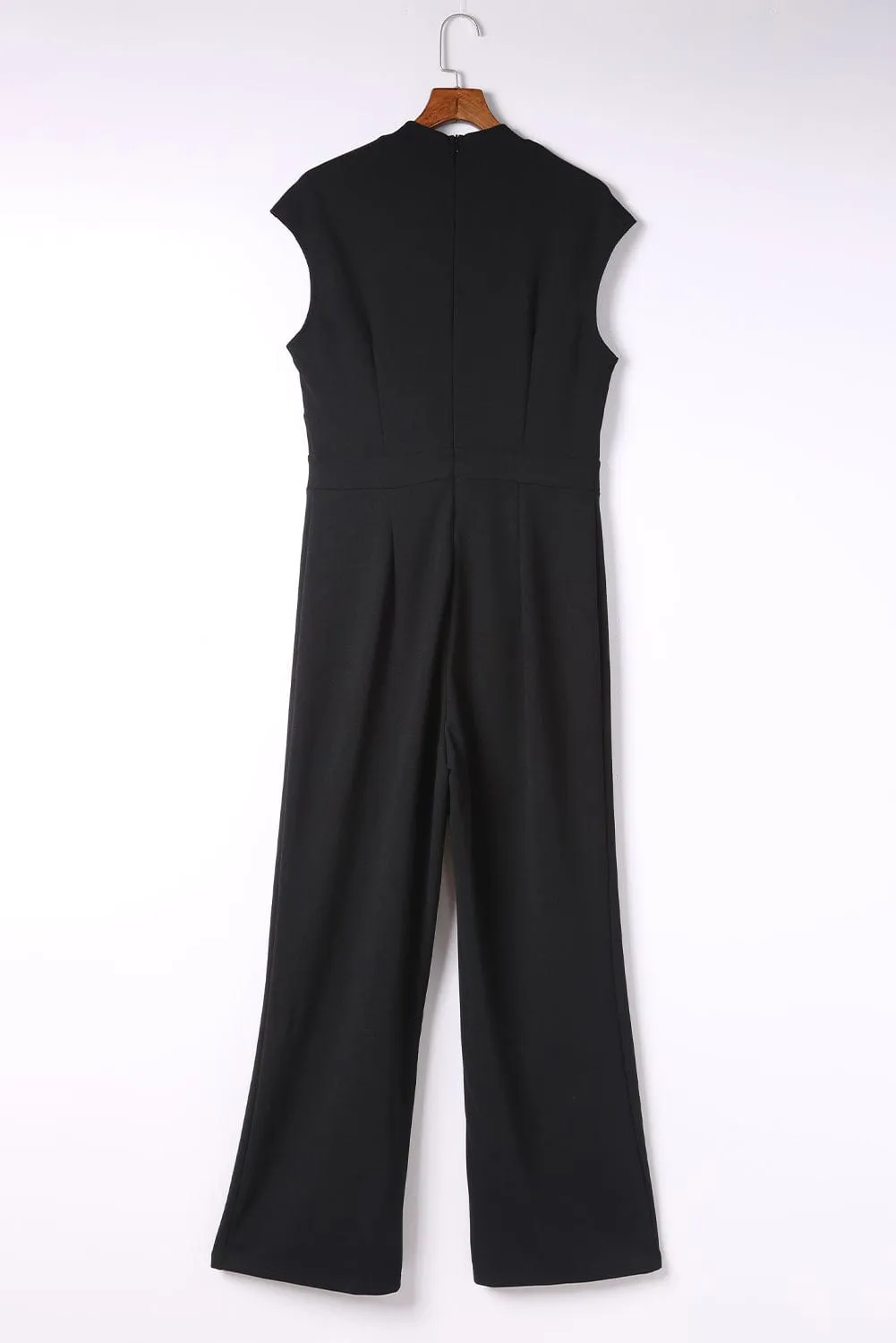 Ruffled Sleeveless Elegant Jumpsuit