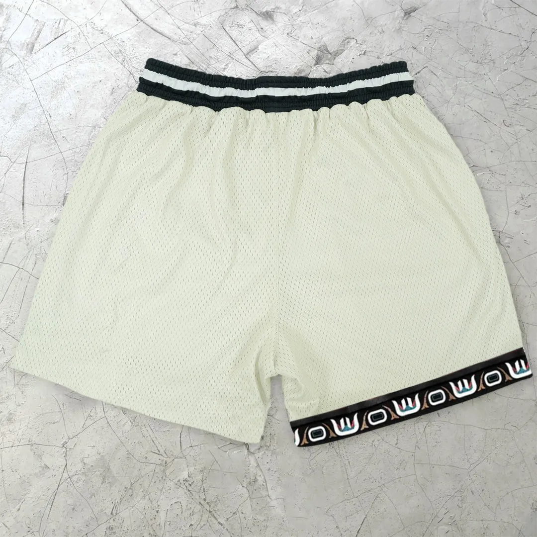 Sport Retro Casual Butterfly Pattern Mesh Shorts