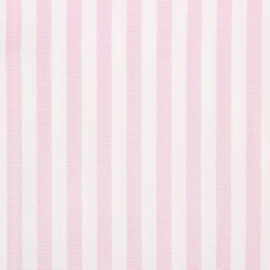 Striped Poplin Semi Spread Shirt - White / Pink - Regular Fit