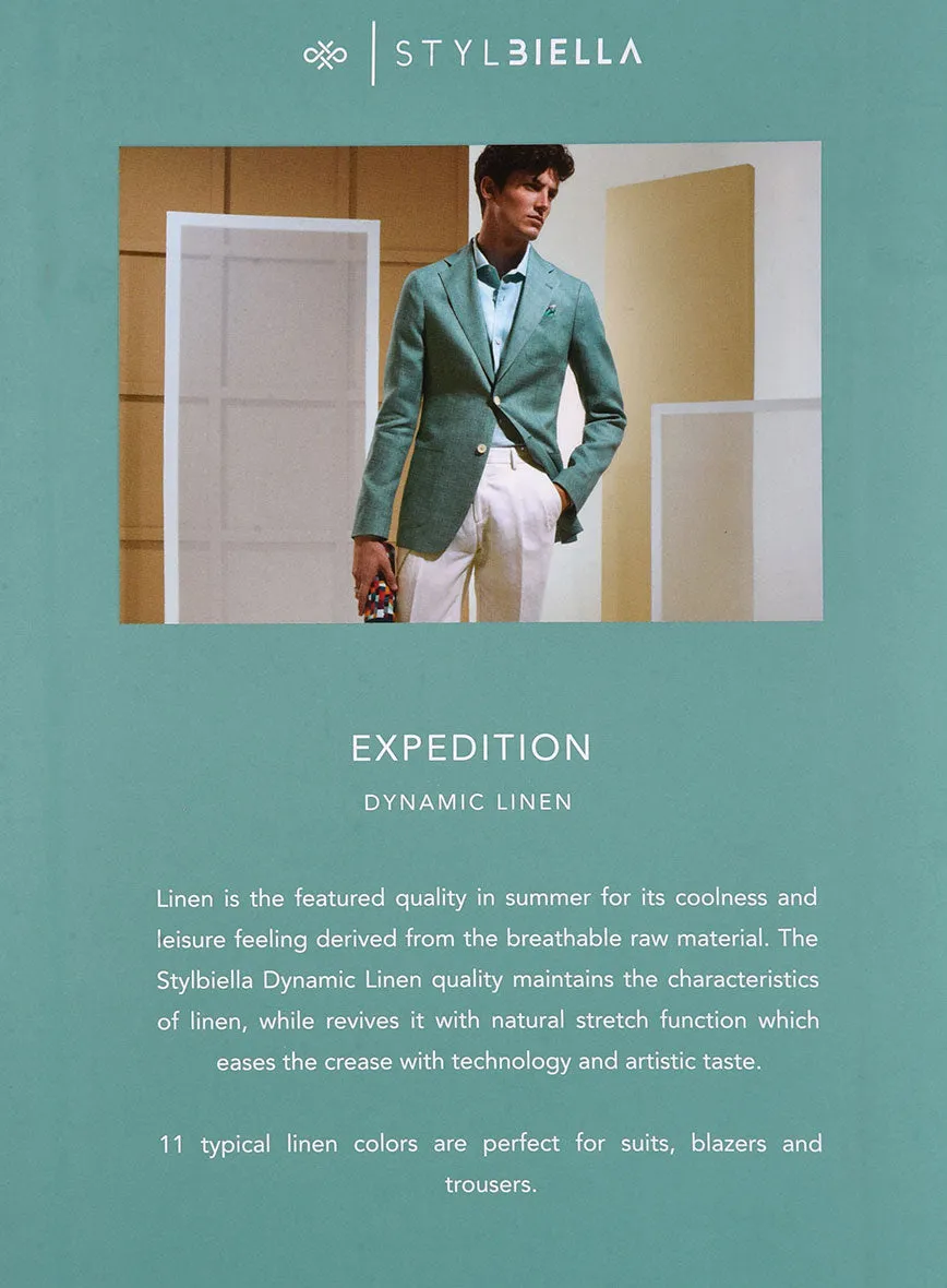 Stylbiella Spring Green Linen Jacket