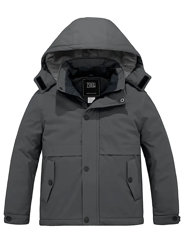 ZSHOW Boys' Waterproof Ski Jacket