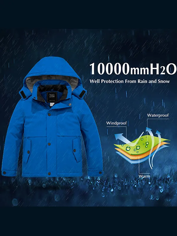 ZSHOW Boys' Waterproof Ski Jacket